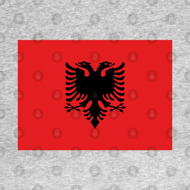 Flag of Albania by COUNTRY FLAGS